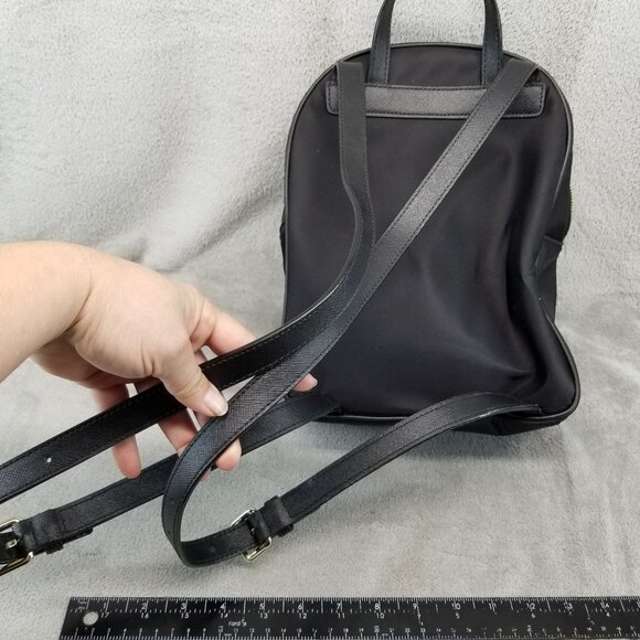 Kate Spade Purse Womens Black Nylon Bradley Wilson Road Backpack 11x9x6 - Picture 7 of 15